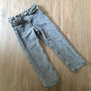 H&M kids straight fit jeans size 6 US gray